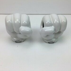 Disney Scattered Mickey Mouse Parts Ceramic Glove Towel Holder HTF Bath Decor